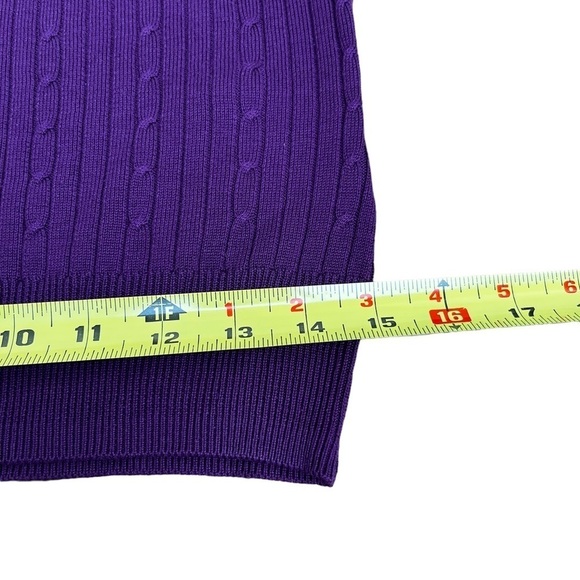 BIANCA Nygard Petite Long Sleeve Silk Cotton Blend Sweater EUC - Picture 7 of 9